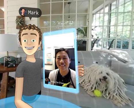 Mark Zuckerberg se tomó una selfie en realidad virtual
